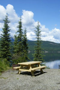 Waters Edge Campground Dease Lake Northern Bc British Columbia